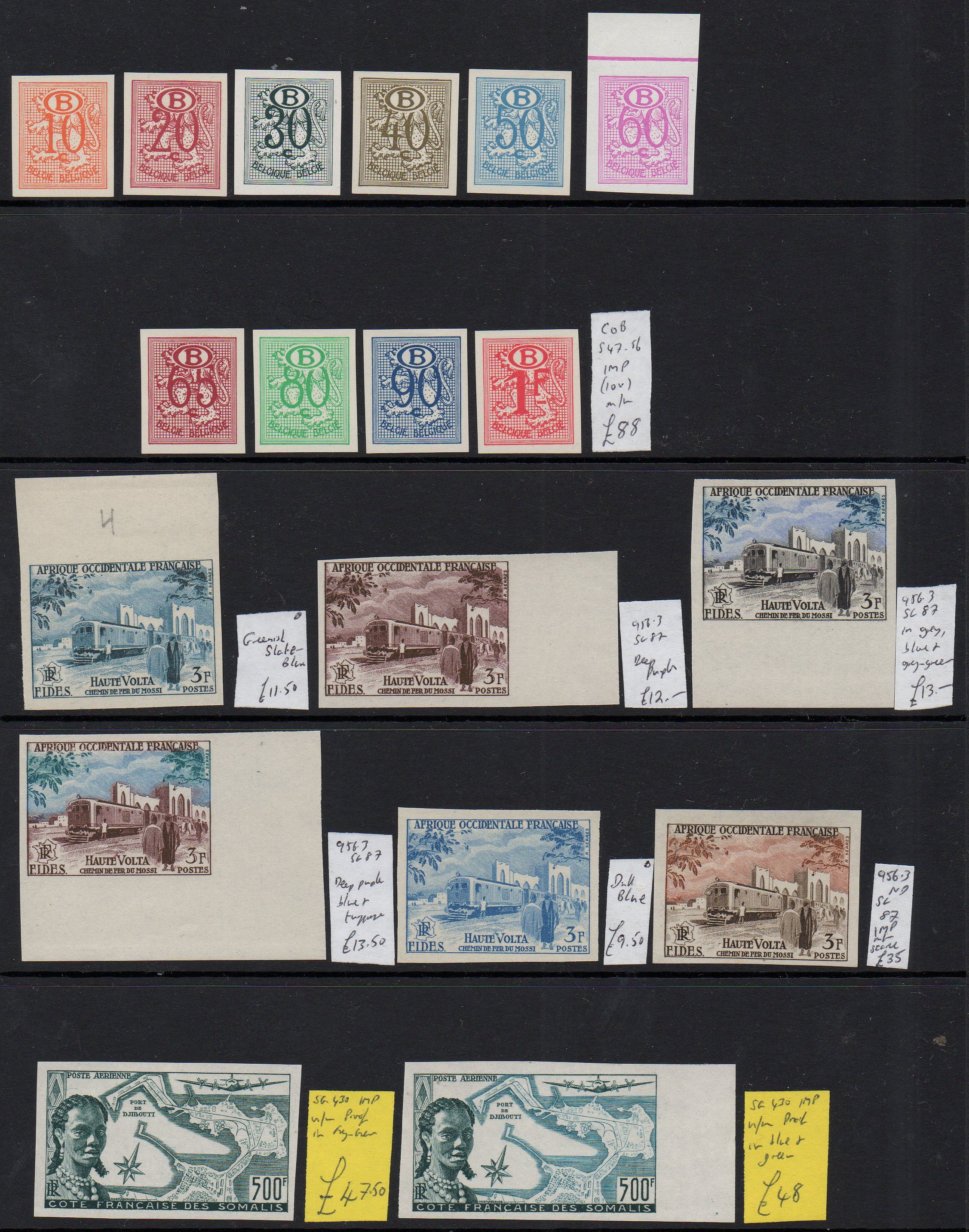 Railway Stamps Train Stamps Sellos Ferroviarios Timbres-poste ferroviaires Briefmarken Eisenbahn
